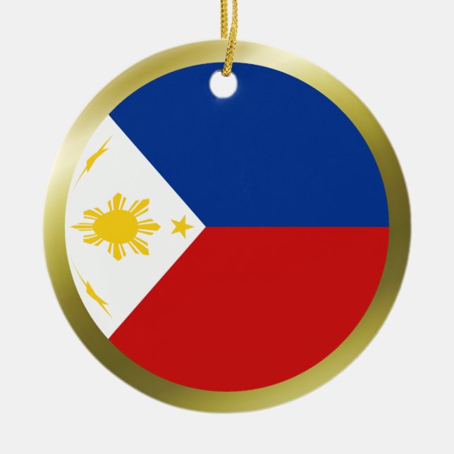 Ornement de drapeau de Philippines (Devant)