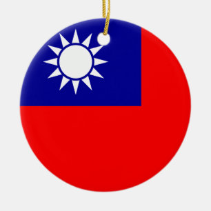 Ornement de drapeau de Taïwan