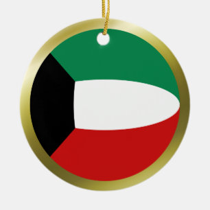 Ornement de drapeau du Koweït