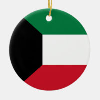 Ornement de drapeau du Kowéit