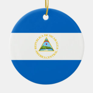 Ornement de drapeau du Nicaragua