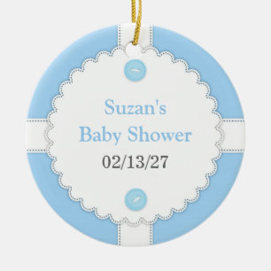Ornement de faveur de baby shower de Merci