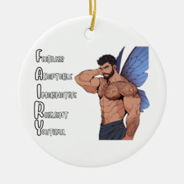 Ornement de fées masculines - FAIRY Acrostique