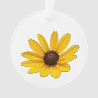 Ornement de fleur sauvage jaune 