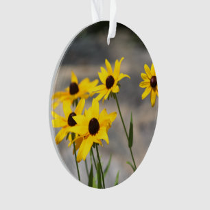 Ornement de fleurs jaunes