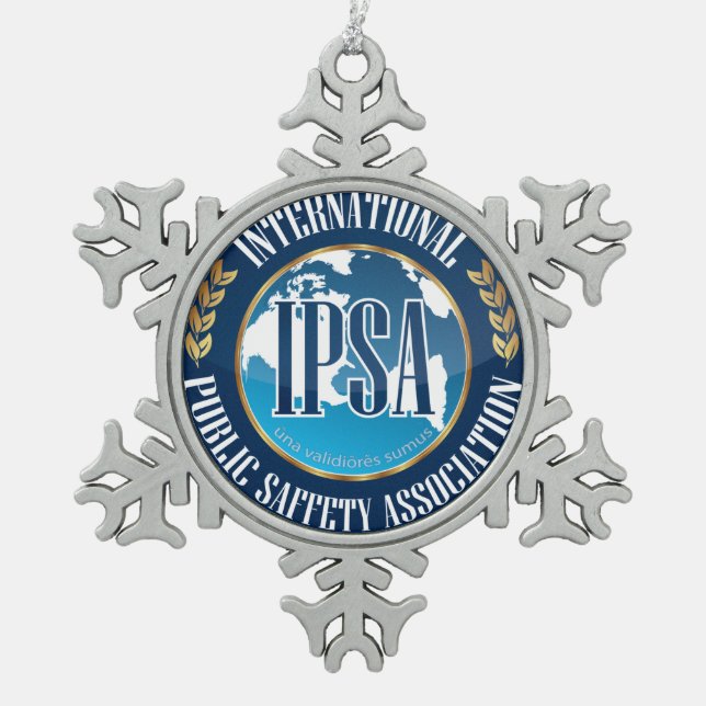 Ornement de flocon de neige d'IPSA (Devant)