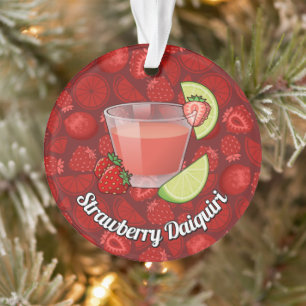 Ornement de fraises Daiquiri