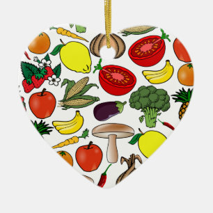 Ornement de fruits et de légumes, personnaliser