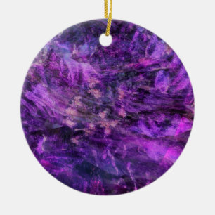 Ornement de galaxie abstrait violet