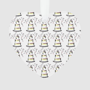 Ornement de gâteau mariage