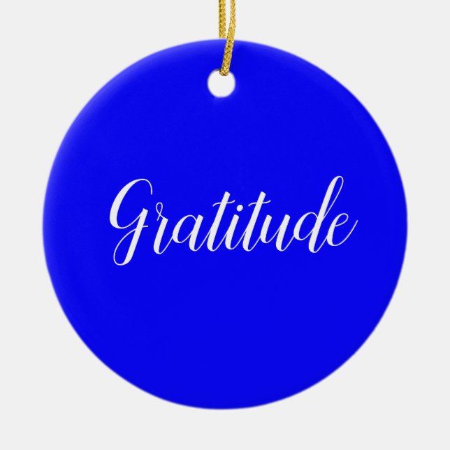 Ornement de gratitude (Devant)