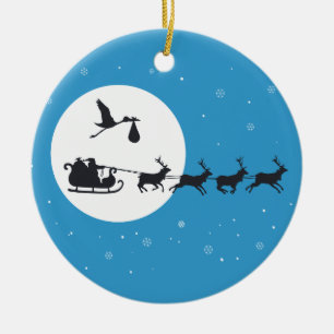 Ornement de grossesse de Noël - Venir en ville