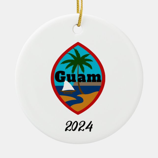 Ornement de Guam Seal 2024 (Devant)