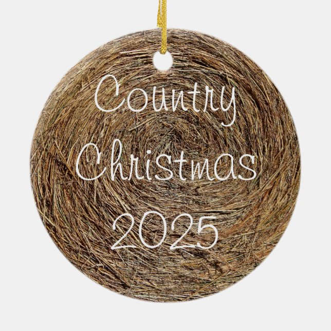 Ornement de Hay Bale (Dos)