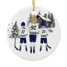 Ornement de hockey sur mesure