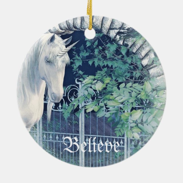 Ornement de jardin de licorne (Dos)