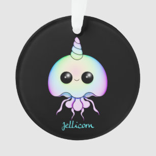 Ornement de Jellicorn d'arc-en-ciel
