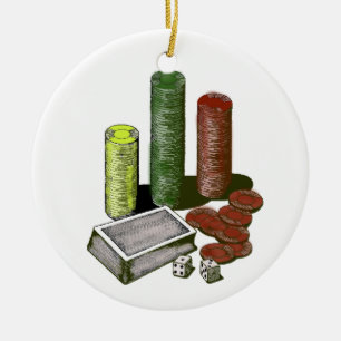 Ornement de jeu de jeu de tisonnier