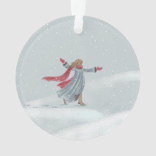 Ornement de joie de neige