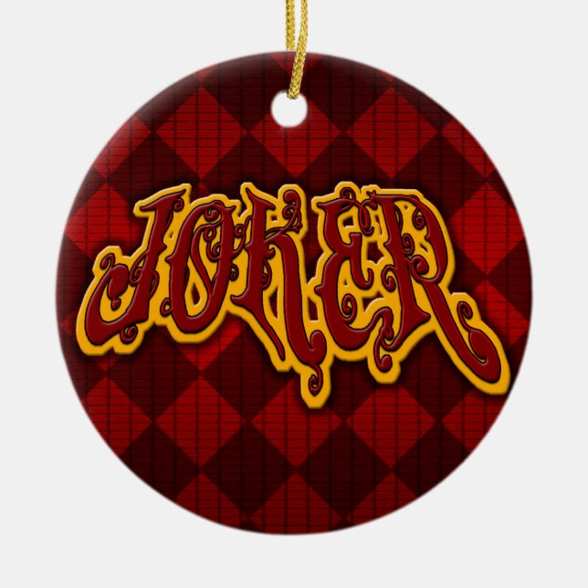 Ornement de joker (Devant)