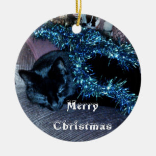 Ornement de JOYEUX NOËL de CAT NOIR