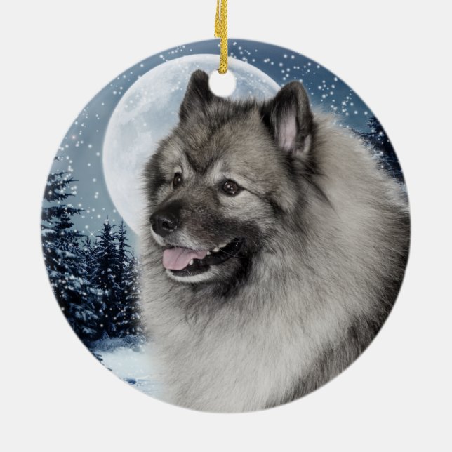 Ornement de Keeshond (Dos)