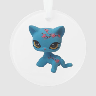 Ornement de Kitty de fleurs de cerisier