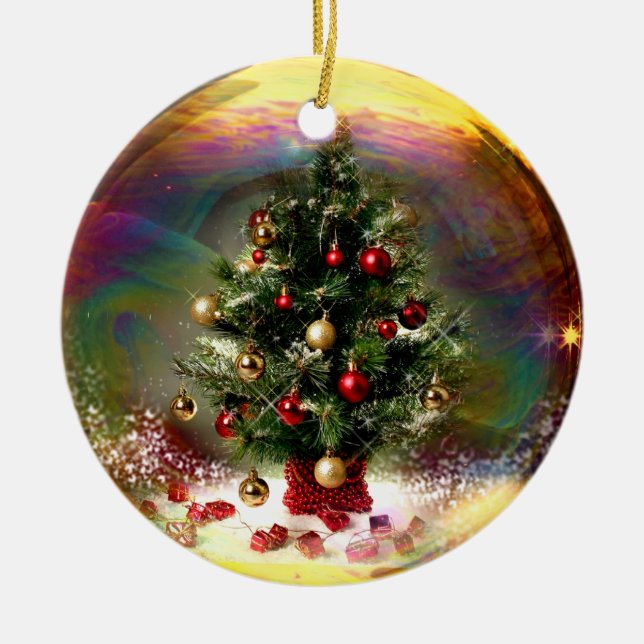 Ornement de la bulle de l'arbre de Noël (Devant)