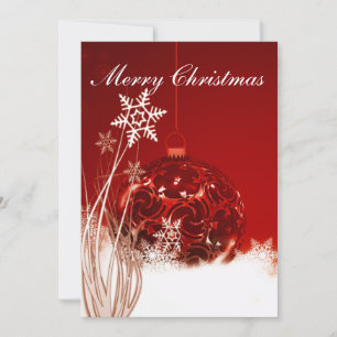 ornement de la carte de Noël.