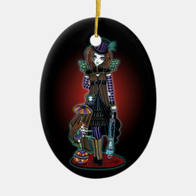 Ornement de la faïence du Cirque de Steampunk vict (Devant)