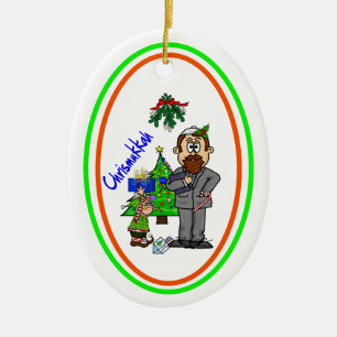 Ornement de la famille Chrismukkah