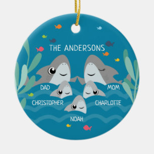Ornement de la famille des requins