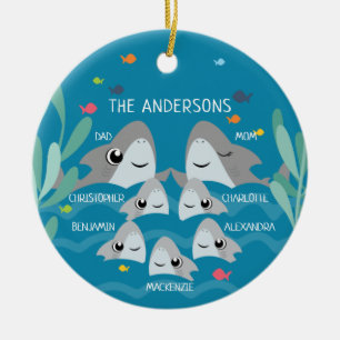 Ornement de la famille des requins