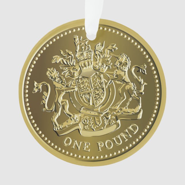 Ornement de la livre sterling (devant)