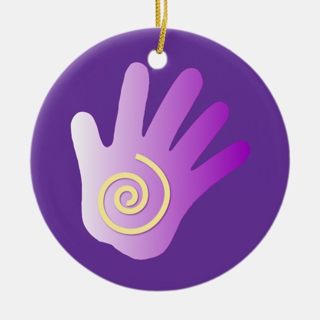 Ornement de la main de guérison (Devant)