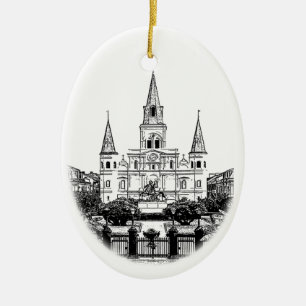 Ornement de la Nouvelle-Orléans de cathédrale de