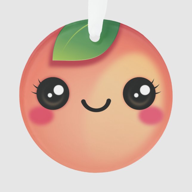 Ornement de la pêche de Kawaii (devant)
