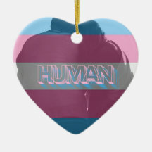 Ornement de la Trans Pride humaine