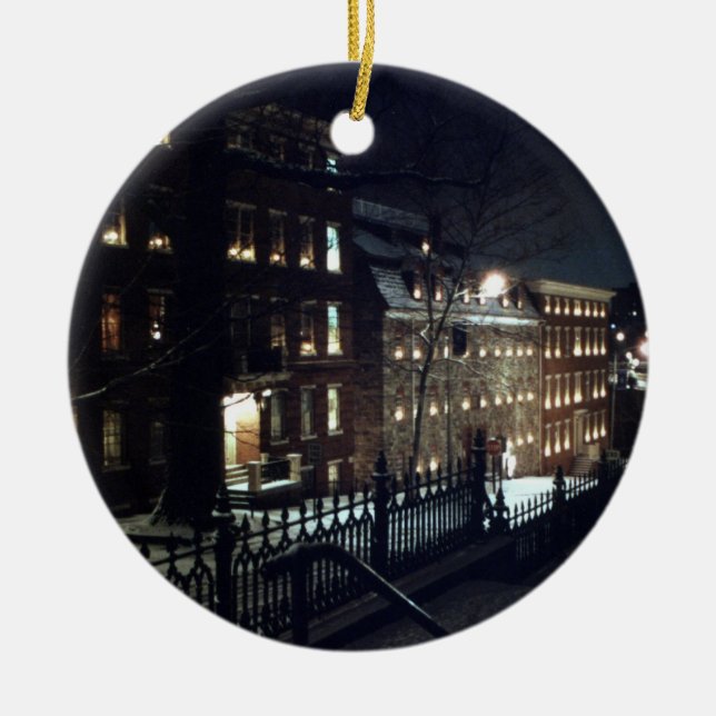 Ornement de la ville de Noël (Devant)