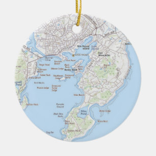 Ornement de la ville de pêche de Gloucester MA