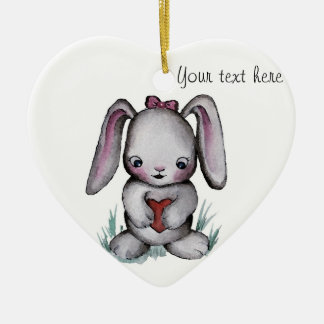 Ornement de lapin de bébé