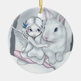 Ornement "de lapin de neige"