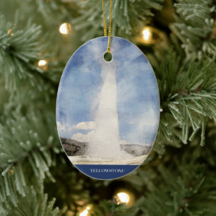 Ornement de l'arbre de Noël de Yellowstone