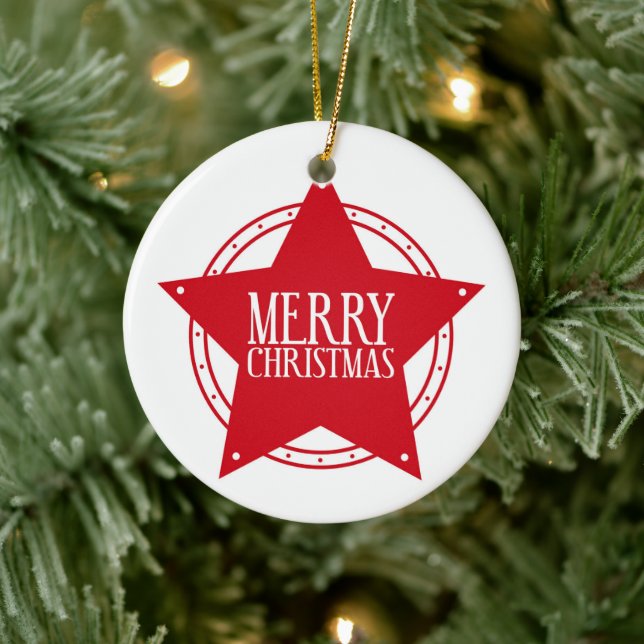 Ornement de l'étoile de Noël (Arbre)