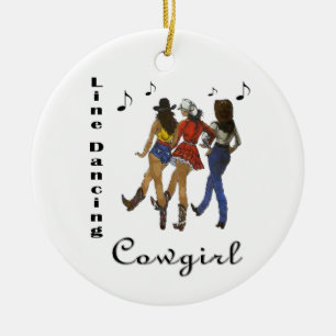 Ornement de "ligne cow-girl de pays occidental de