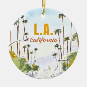 Ornement de Los Angeles Californie