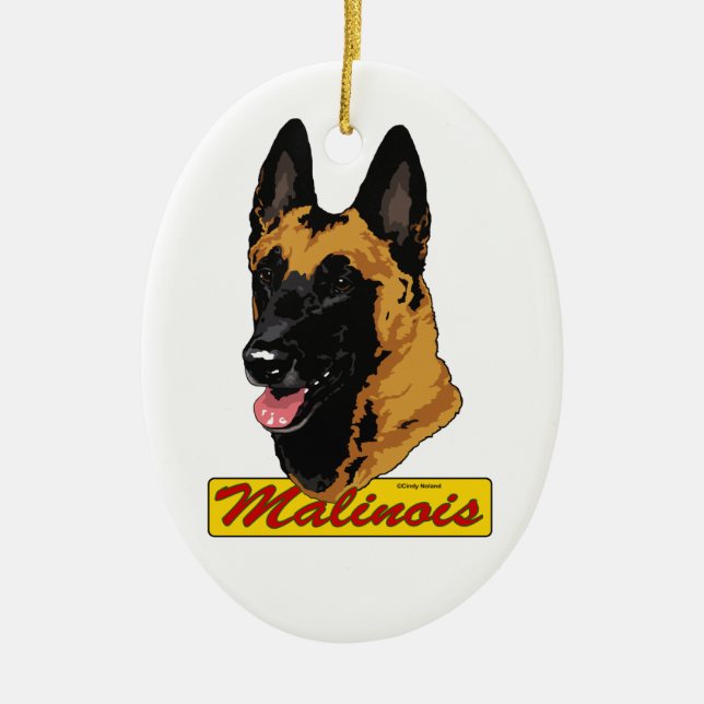Ornement de Malinois de Belge (Devant)