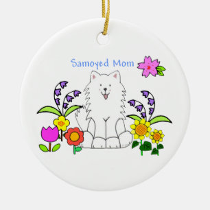 Ornement de maman de Samoyed