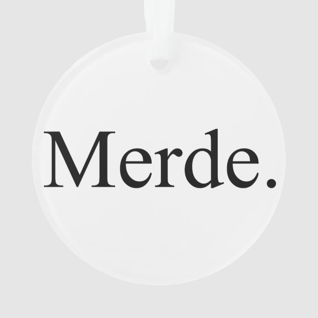 Ornement de Merde pour des danseurs classiques - (dos)