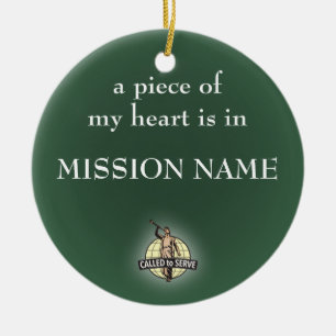 Ornement de missionnaire de LDS. personnalisable